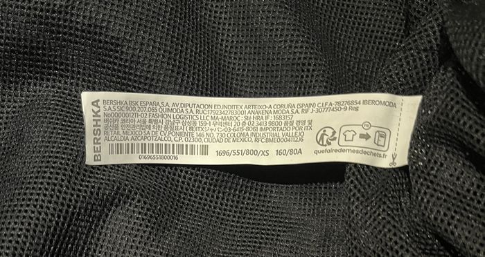 Blouson coupe vent à capuche (XS-34) Bershka - photo numéro 3