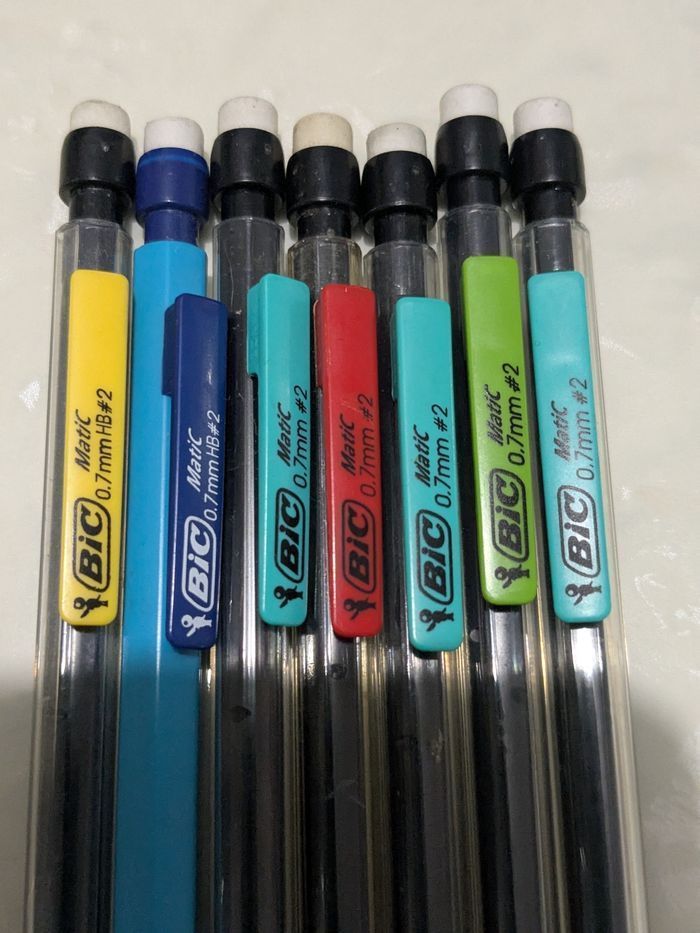 Lot de 7 porte- Mines BIC Matic. - photo numéro 2