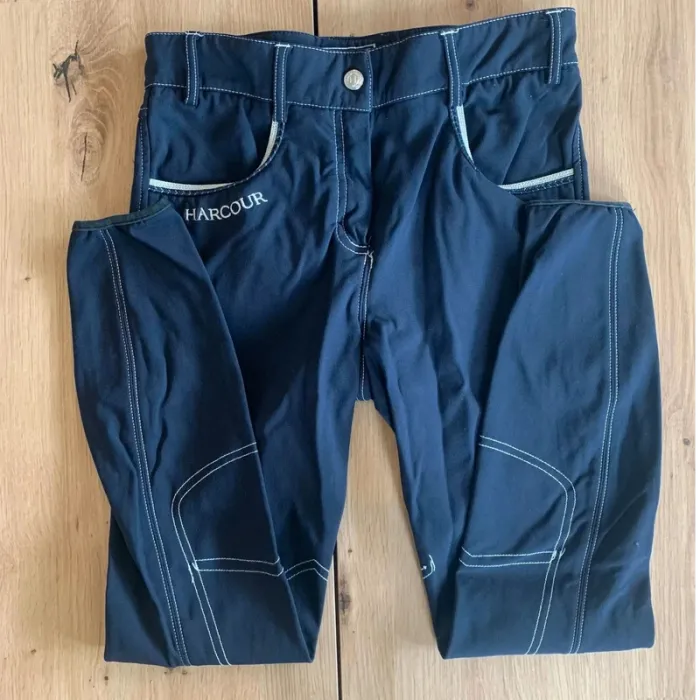 Pantalon  d’équitation Harcour  – Bleu Marine  –  Taille 34 - photo numéro 2