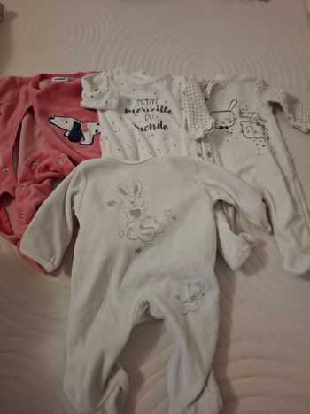 Lot 4 pyjama fille 1 mois