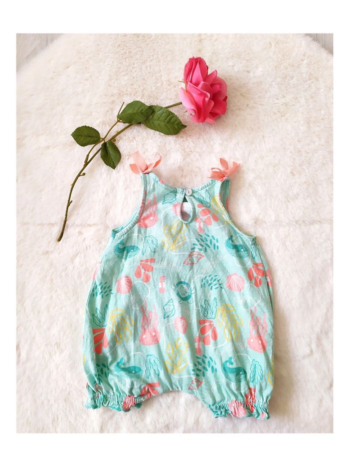 Combinaison sans manches barboteuse été 3 mois = 59 cm - photo numéro 3