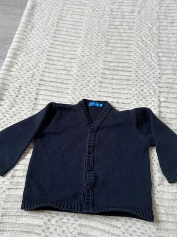 Gilet bleu marine 3 ans