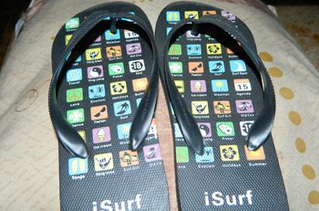 Tongs noir taille 31