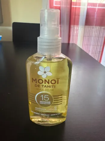 Monoï de tahiti huile sèche fps15