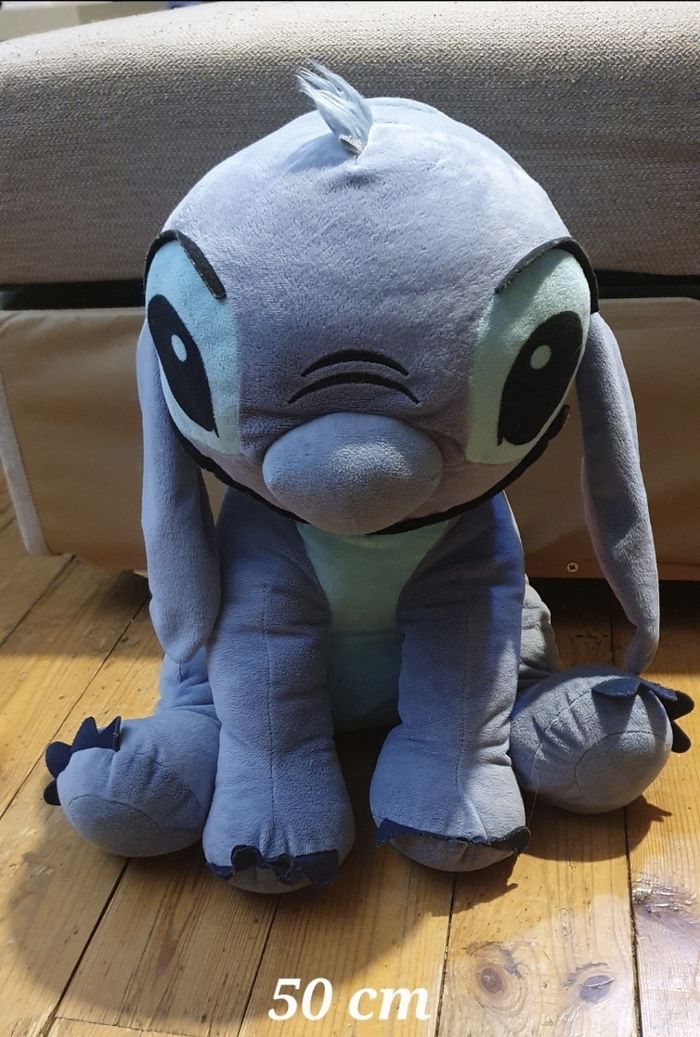 Grosse peluche disney stitch bleue 50 cm - photo numéro 1