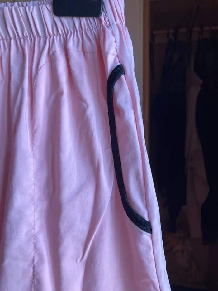 Superbe jupe longue vintage avec poches rose bonbon et noeud - photo numéro 4
