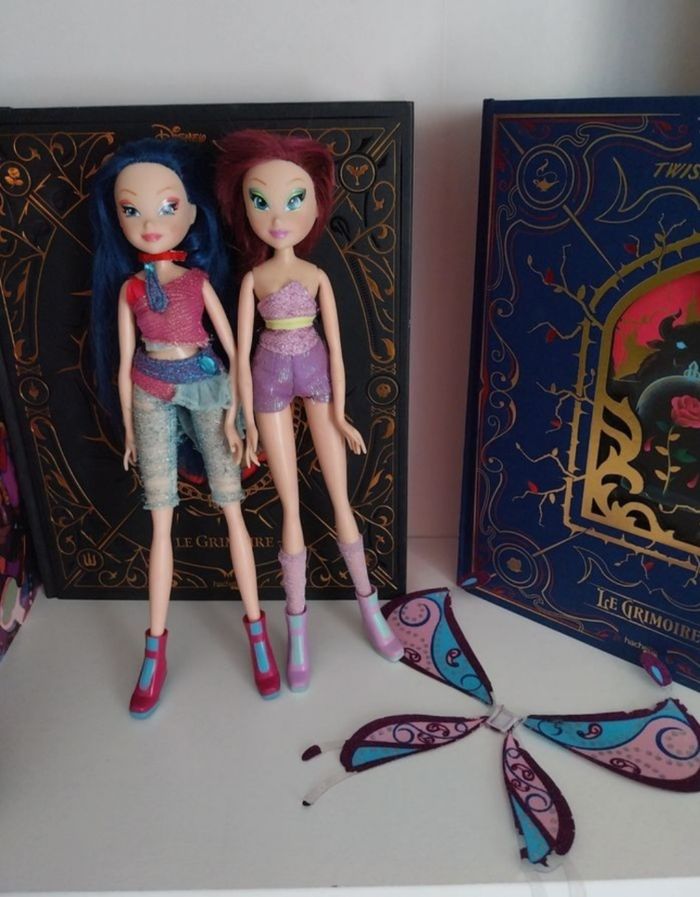 2 Poupées Musa et Tecna Believix Winx Club Smoby saison 4 Fairy of