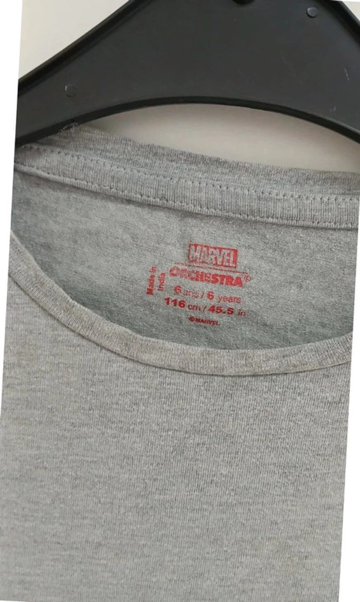 Haut ML Marvel 6ans - photo numéro 3