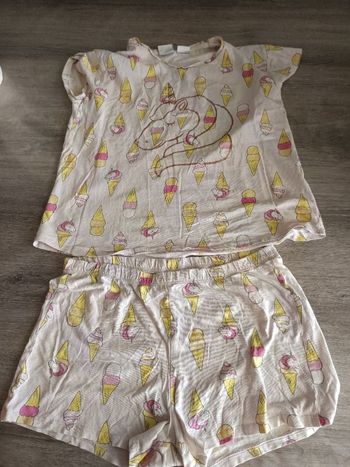 Pyja short 9/10 ans fille