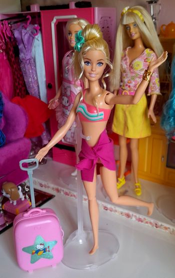Poupée barbie en vacance