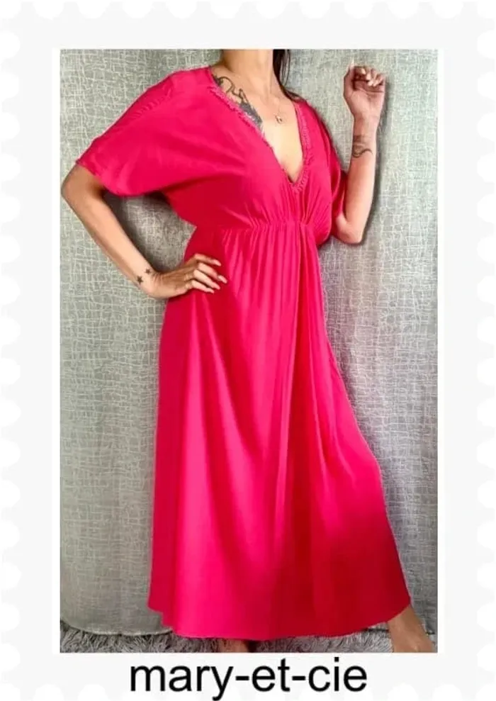 SOLDE - Robe longue taille 38 - Artlove - photo numéro 3
