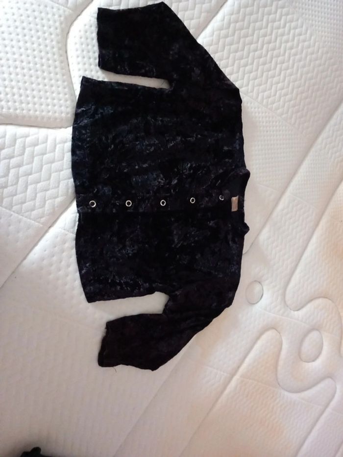 📦veste gilet polyamide noir brillant 5ans Alphabet - photo numéro 2