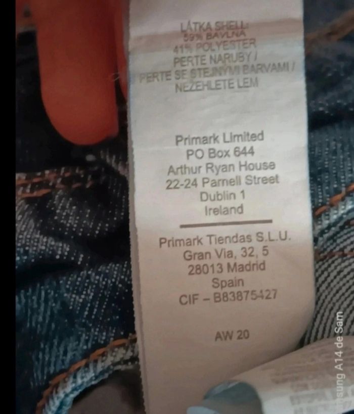 Jean bleu foncé primark taille 12-13ans - photo numéro 5