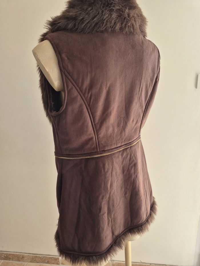 Manteau sans manches faussefourrure - photo numéro 6