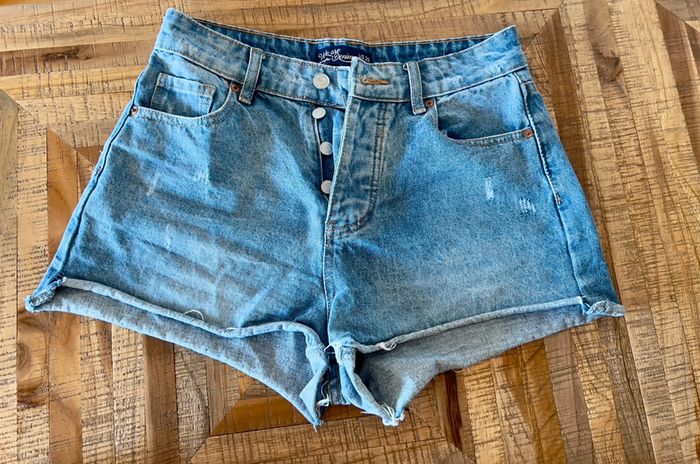 Lot 2 shorts en jean - photo numéro 3