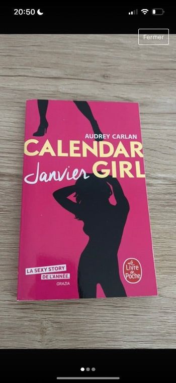 livre calendar girl