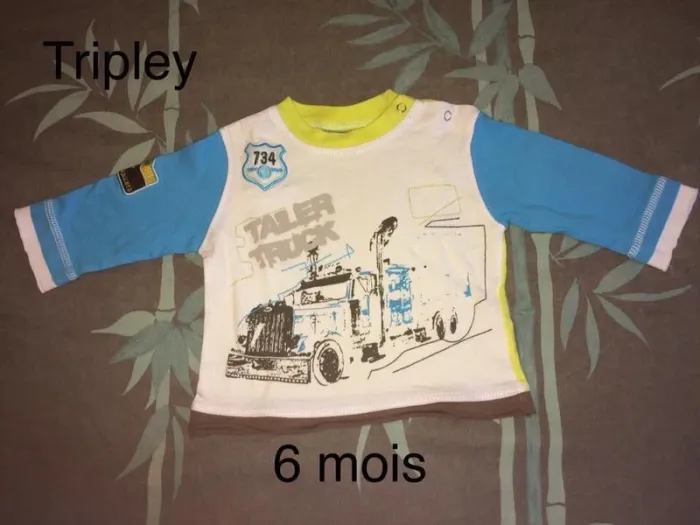 T-shirt ML Tripley 6 mois