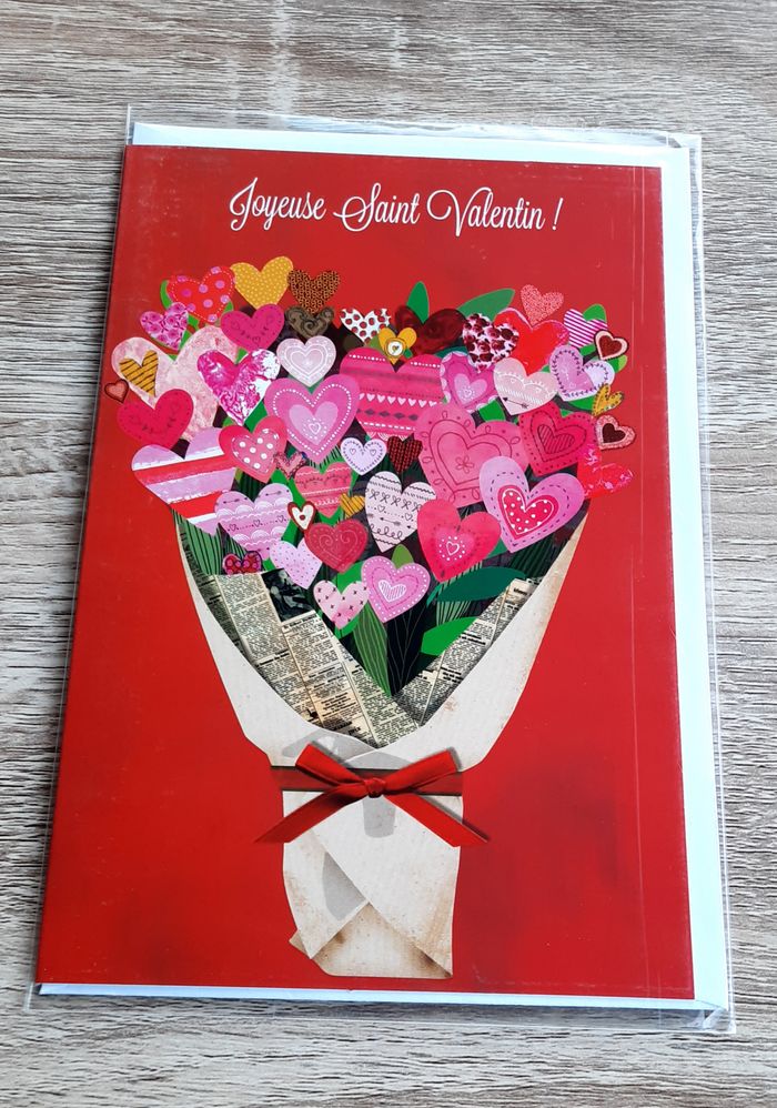 Carte Saint Valentin, neuve sous blister - photo numéro 6