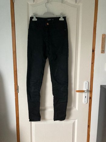 Jean skinny taille haute noir