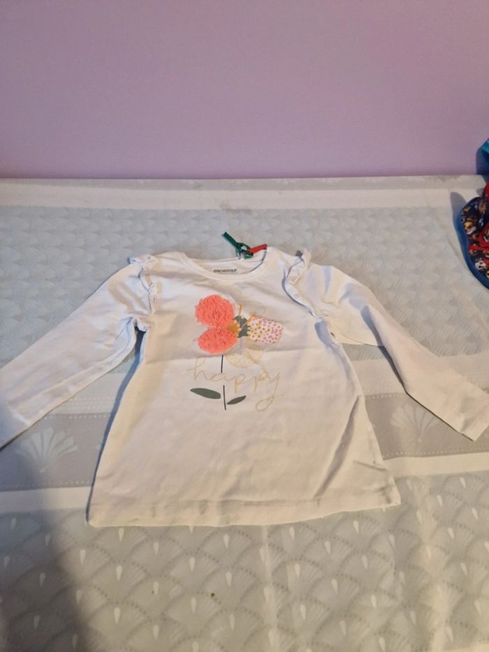 T-shirt manches longues 4 ans