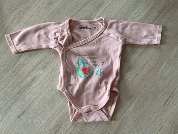 Body manches longues - 1 mois