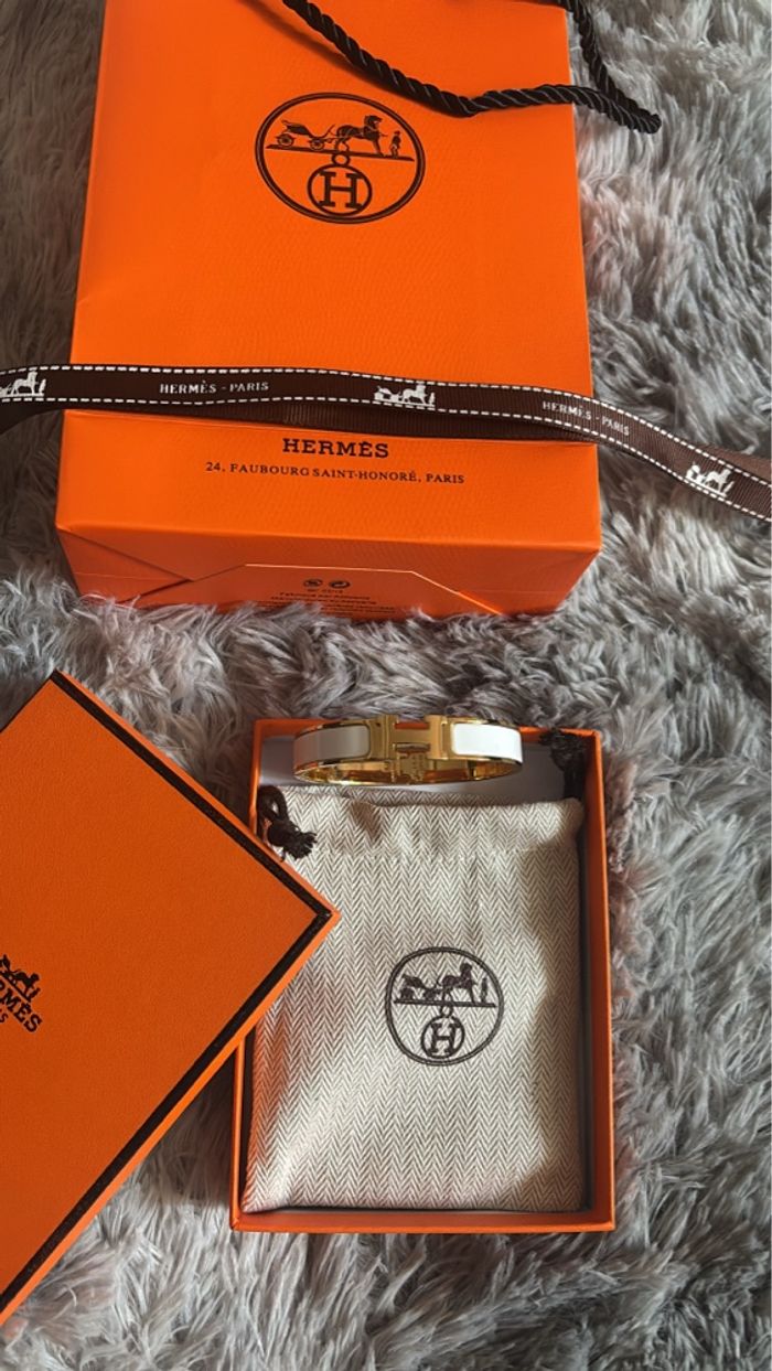 Bracelet clic H hermes - photo numéro 4