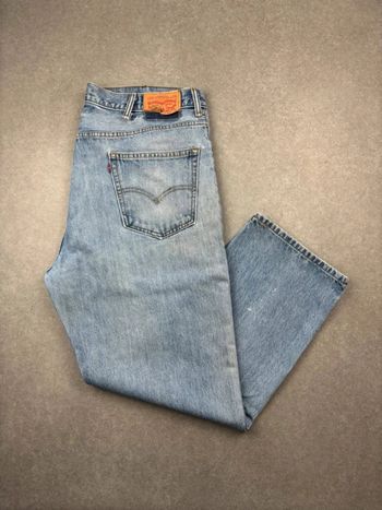 Jean pantalon coupe droite 550 levis bleu W40 L30