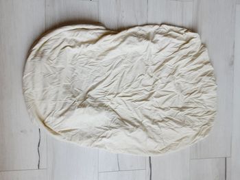 Linge de lit drap housse pour matelas lit bébé jaune