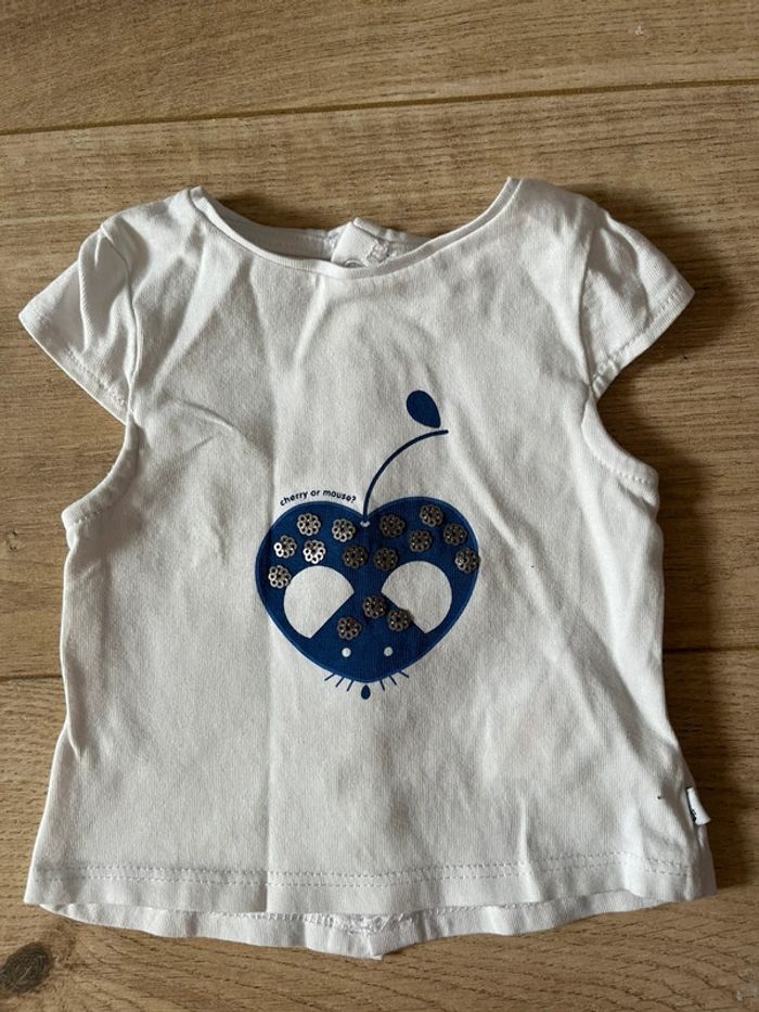 T-shirt Obaïbi 3 mois TBE