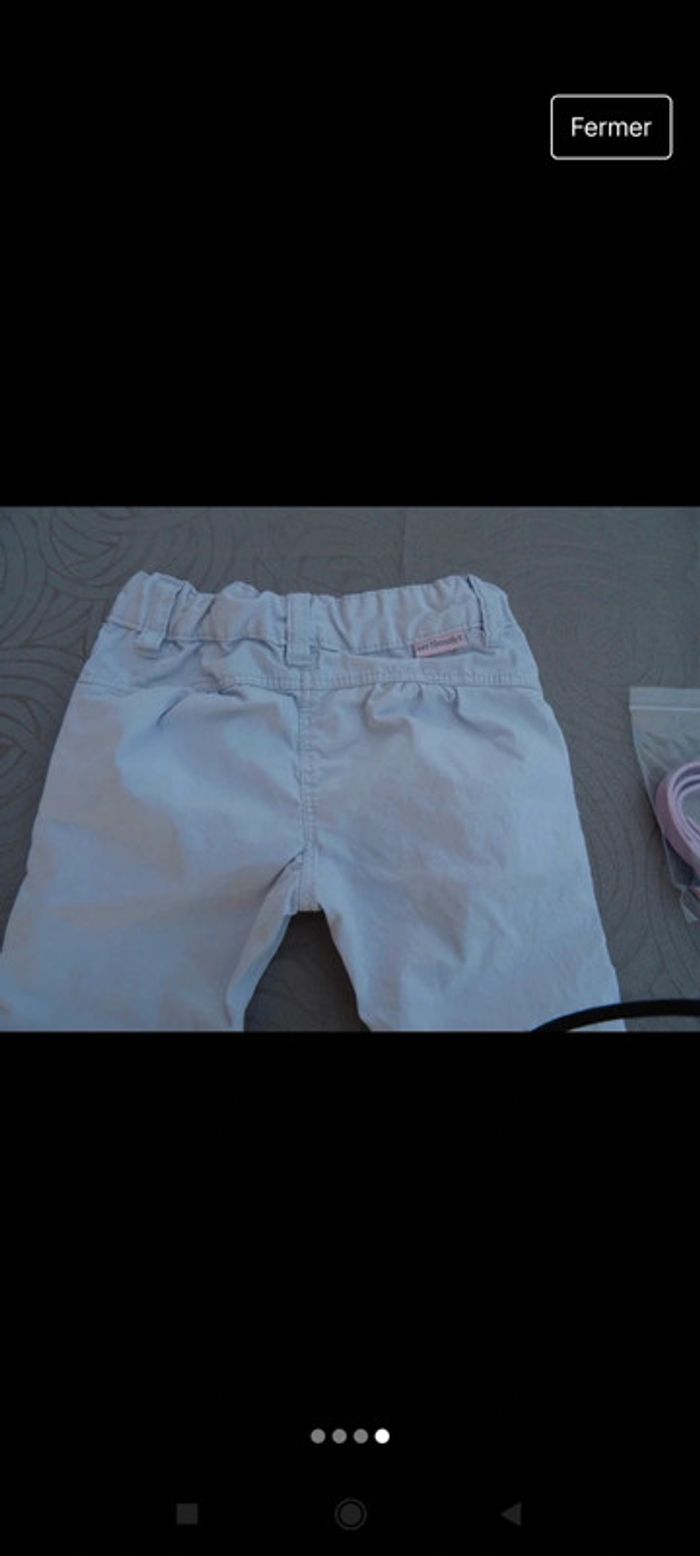 Pantalon fin avec ceinture 6 mois - photo numéro 4