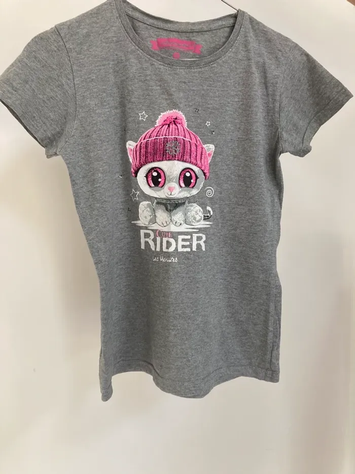 T-shirt chat, taille S