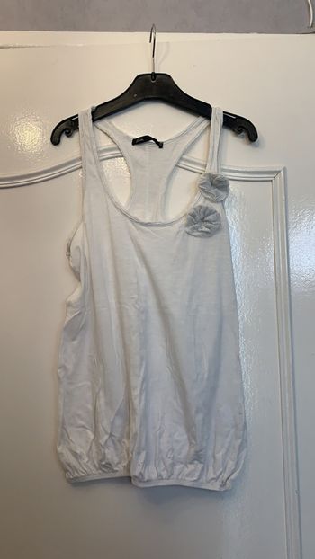 Débardeur blanc S