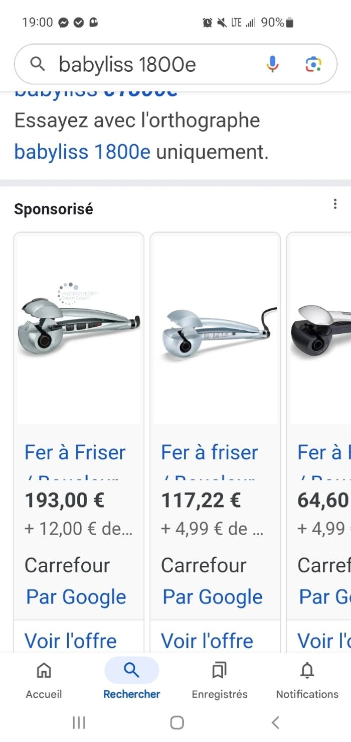 Lisseur Boucleur BABYLISS C1800e Hydro-Force Steam. - photo numéro 3