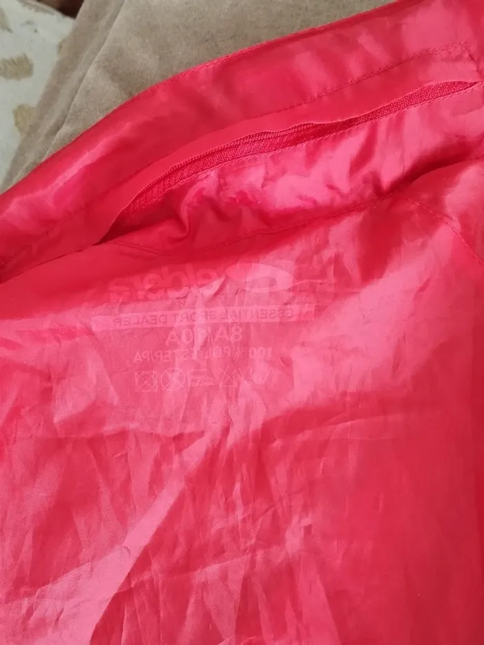 kway eldera rouge bordeaux unisex 8-10 ans - photo numéro 9