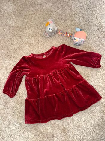 Robe velours 6 mois