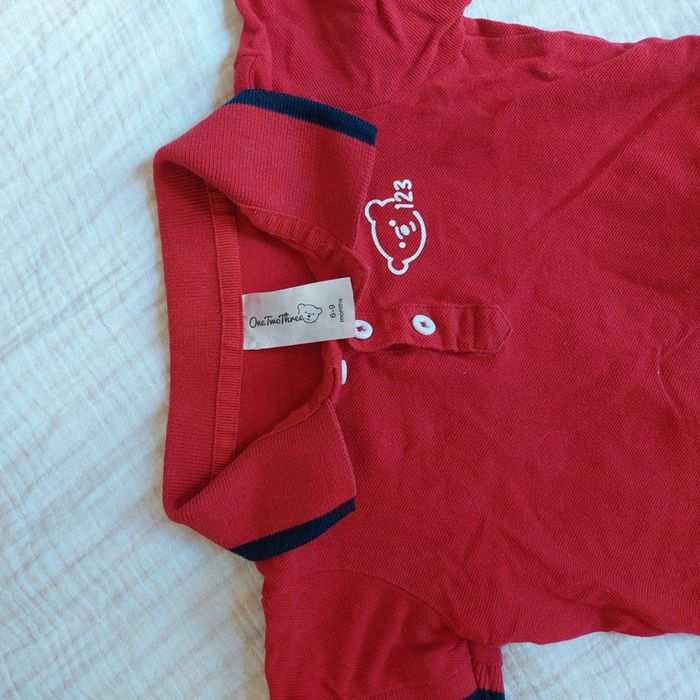 Polo rouge 6 mois - photo numéro 2