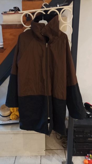 Veste longue réversible