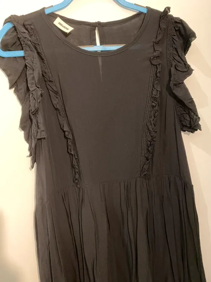 Robe noire courte zadig et voltaire