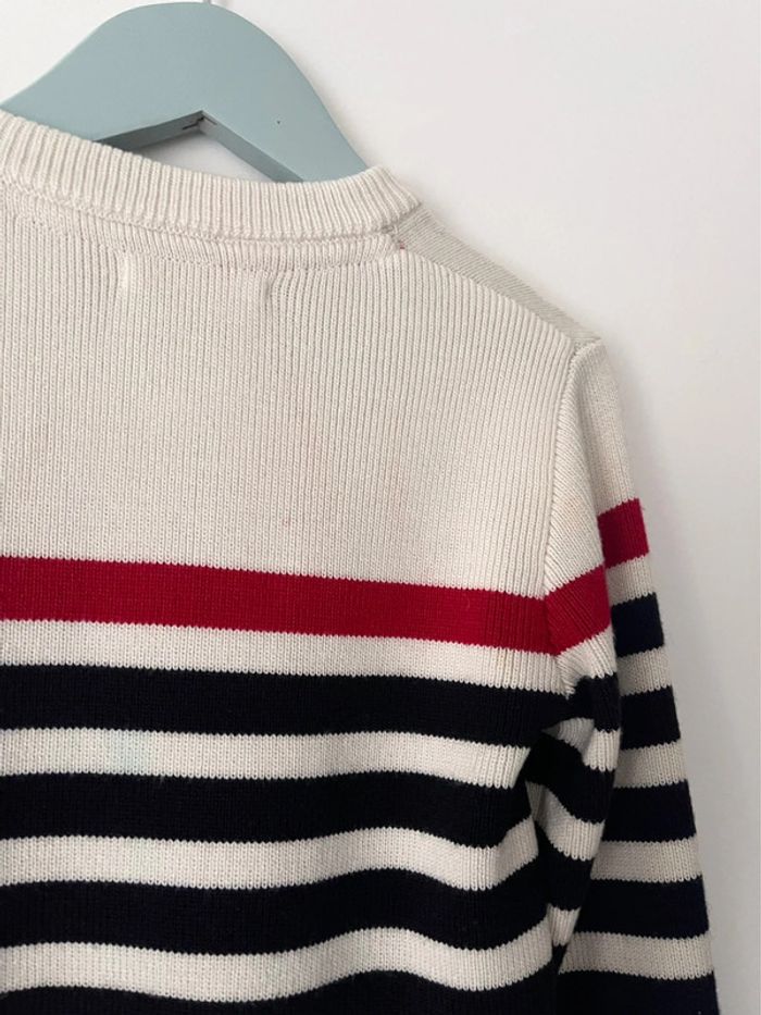 Pull marinière Monoprix kids en laine majoritaire taille 3 ans - photo numéro 6