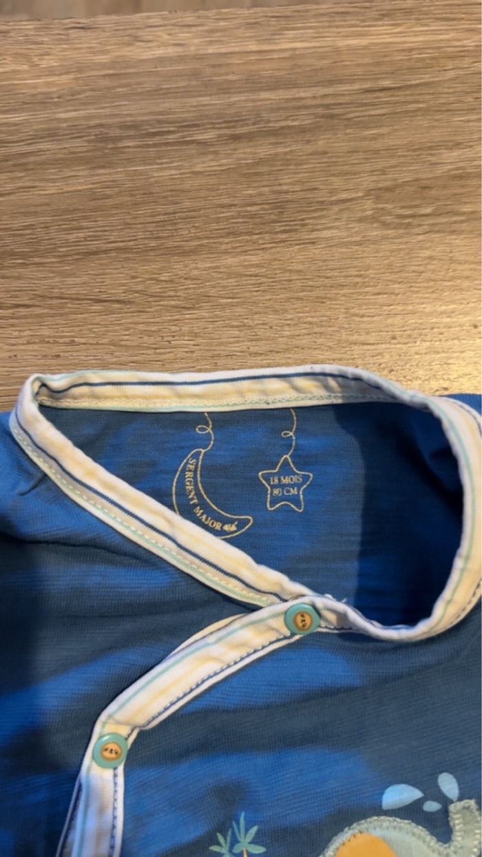 3 combinaisons short sergent major 18 mois - photo numéro 2