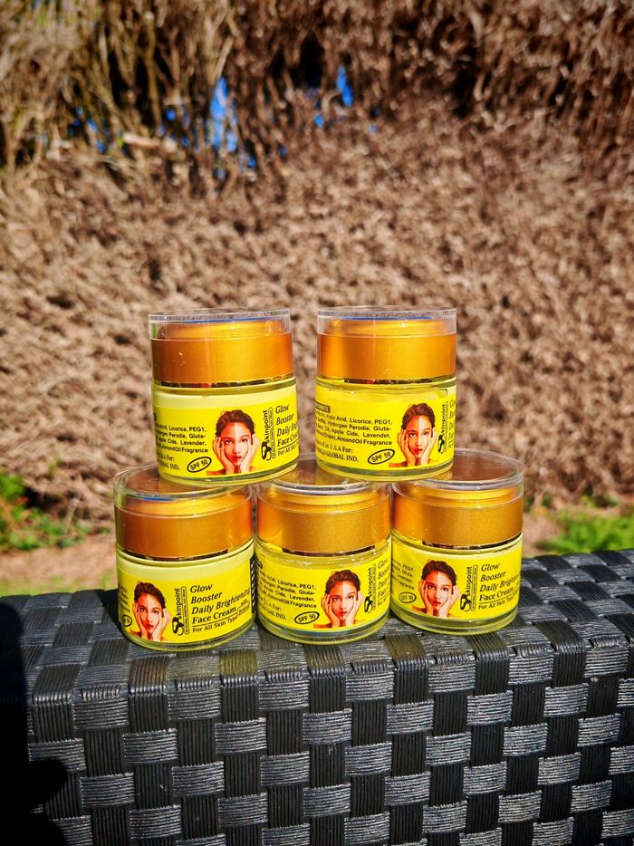 Crème visage glow booster