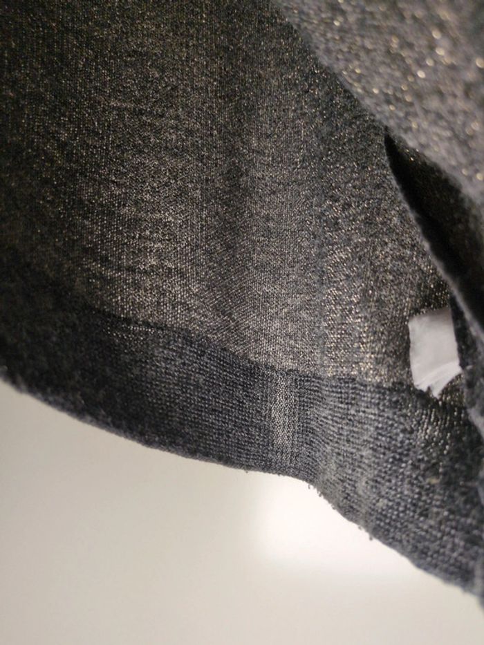 Pull gris chiné paillettes Garcia jeans S - photo numéro 10