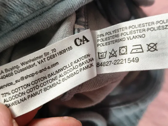 Salopette mixte C&A bleue renard 56 cm - photo numéro 2