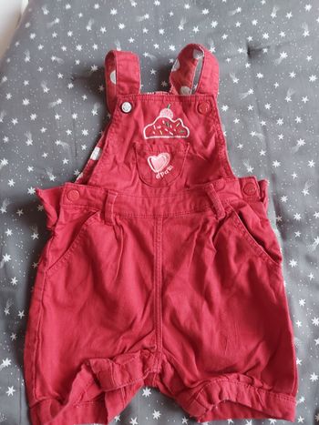 Salopette short 18 mois