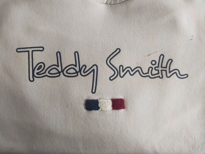 Pull a capuche blanc T 16 ans ou 34 Teddy Smith - photo numéro 19