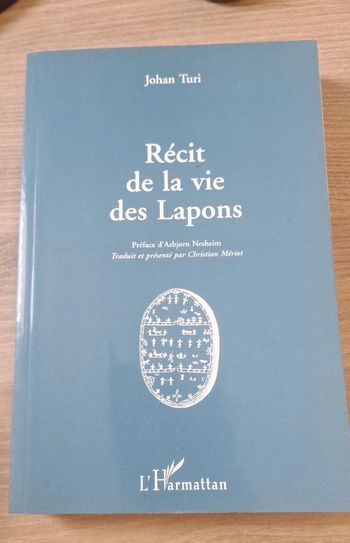 johan turi recit de la vie des lapons edition harmattan pl