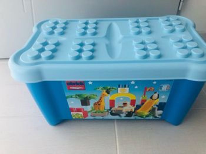 Briques DE construction maxi Abrick : coffre le zoo - Ecoiffier - photo numéro 2