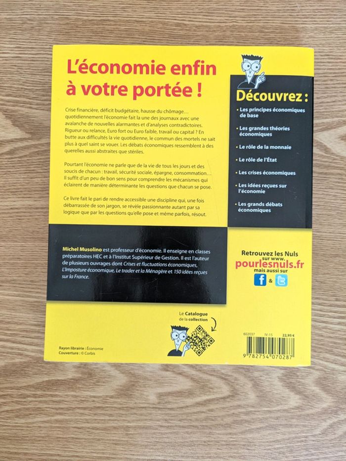 L'économie pour les nuls - livre - photo numéro 2