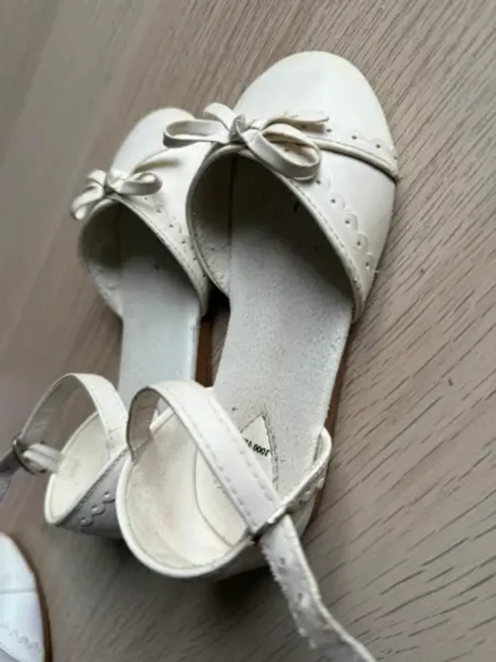 Sandales filles baptême
