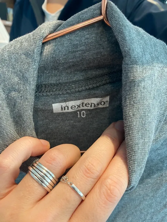 Col roule / sous pull gris - photo numéro 3